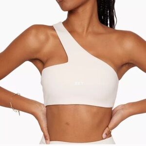 Set Active Womens white Luxform cross strap sports bra XL
